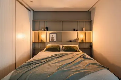 Cama o camas de una habitación en Vinci - 1 bedroom in Malasaña