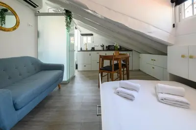Zona de estar de GuestReady - Quiet Retreat in Madrid