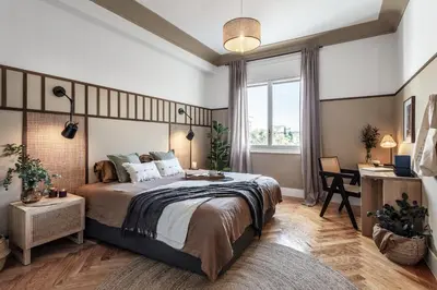 Cama o camas de una habitación en Mijas - 3 bedrooms in Ríos Rosas