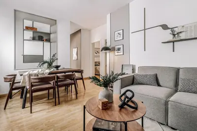 Zona de estar de Duke - 3 bedrooms and office in Ibiza
