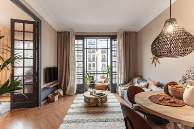 Zona de estar de Agadez - 3 bedrooms and balcony in Lista