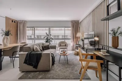 Zona de estar de Xook - 2 bedrooms in Almagro