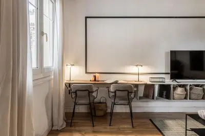 Una televisión o centro de entretenimiento en Argento - 3 bedrooms in Almagro