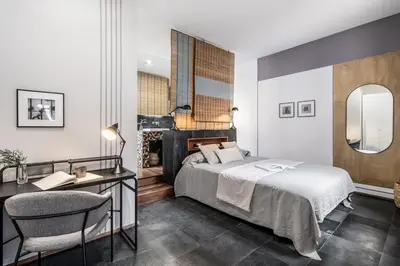 Cama o camas de una habitación en Monroe - 2 Bedrooms in Chueca