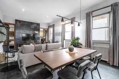 Zona de estar de Monroe - 2 Bedrooms in Chueca