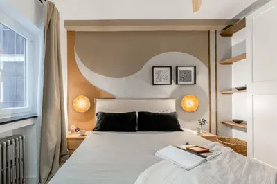 Cama o camas de una habitación en Delfi - 2 bedrooms in Lista