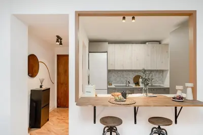 Una cocina o zona de cocina en Delfi - 2 bedrooms in Lista