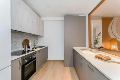 Una cocina o zona de cocina en Delfi - 2 bedrooms in Lista