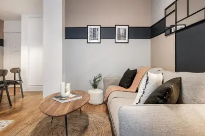 Zona de estar de Elton - 1 bedroom in Chueca