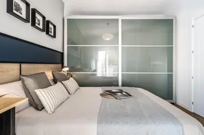 Cama o camas de una habitación en Elton - 1 bedroom in Chueca