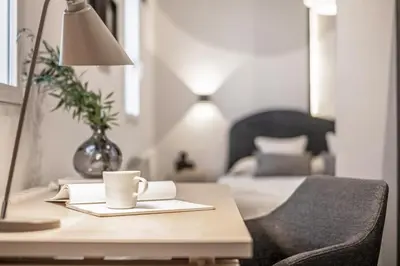 Zona de estar de Noche - 1 bedroom in Salamanca