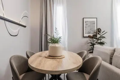 Zona de estar de Noche - 1 bedroom in Salamanca