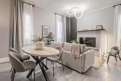 Zona de estar de Noche - 1 bedroom in Salamanca