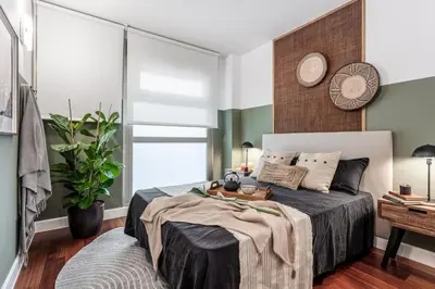 Cama o camas de una habitación en Ubangi - 2 bedrooms in Lista