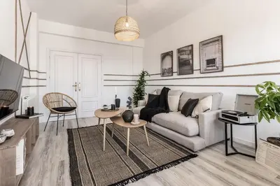 Zona de estar de Ariege - 3 bedrooms and office in Trafalgar