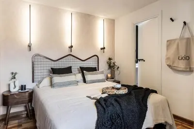 Cama o camas de una habitación en Minore - 1 bedroom penthouse and terrace in Chueca