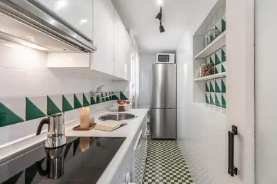 Una cocina o zona de cocina en Minore - 1 bedroom penthouse and terrace in Chueca