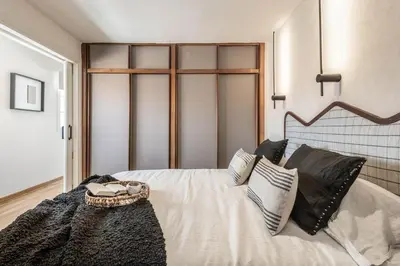 Cama o camas de una habitación en Minore - 1 bedroom penthouse and terrace in Chueca
