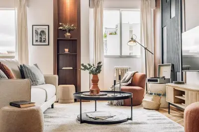 Zona de estar de Rumi - 2 bedrooms in Goya