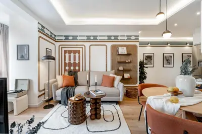 Zona de estar de Merkez - 2 bedrooms in Cuatro Caminos