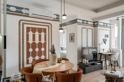 Zona de estar de Merkez - 2 bedrooms in Cuatro Caminos