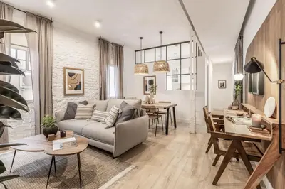 Zona de estar de Somma - 2 bedrooms in Almagro