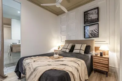Cama o camas de una habitación en Sapore - 2 bedrooms in Justicia