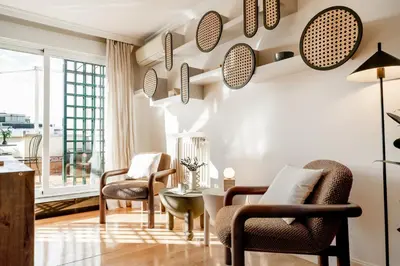 Zona de estar de Gultepe - 3 bedrooms and terrace in Castellana