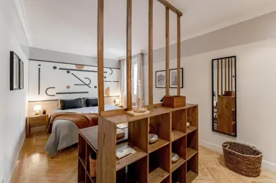 Cama o camas de una habitación en Gultepe - 3 bedrooms and terrace in Castellana