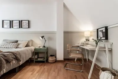 Cama o camas de una habitación en Vega - 2 bedroom in Salamanca