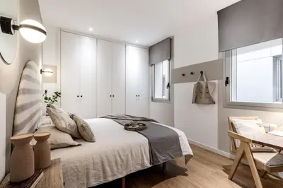 Cama o camas de una habitación en Giugliano - 1 bedroom in Goya