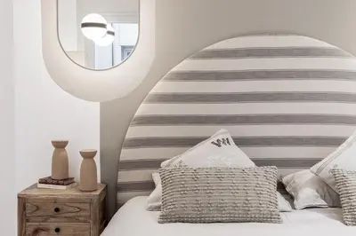 Cama o camas de una habitación en Giugliano - 1 bedroom in Goya