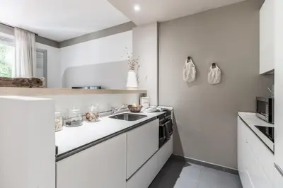 Una cocina o zona de cocina en Giugliano - 1 bedroom in Goya