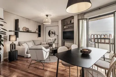 Zona de estar de Lineal - 2 bedrooms and balcony in Goya