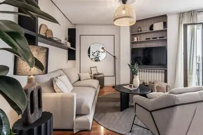 Zona de estar de Lineal - 2 bedrooms and balcony in Goya