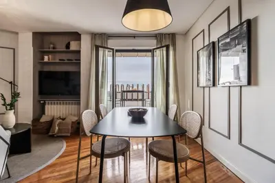 Zona de estar de Lineal - 2 bedrooms and balcony in Goya