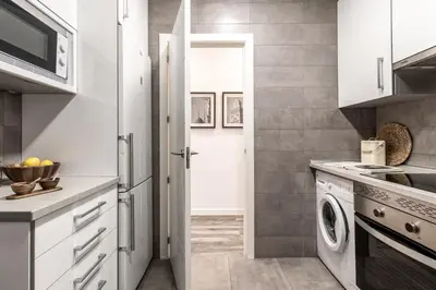 Una cocina o zona de cocina en Gizem - 3 bedrooms and terrace in Goya