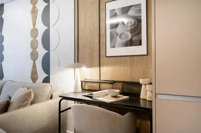Zona de estar de Cori - 1 bedroom in Trafalgar