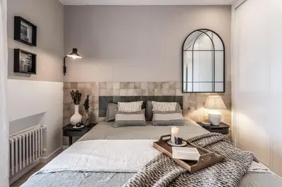 Cama o camas de una habitación en Monda - 2 bedrooms and terrace in Goya