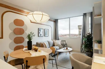 Zona de estar de Izmir - 1 bedroom in Cuatro Caminos