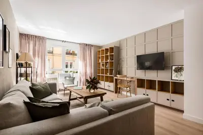 Una televisión o centro de entretenimiento en Radda - 2 bedrooms in Justicia