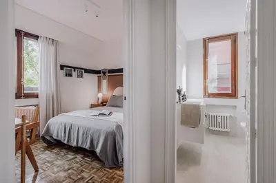 Cama o camas de una habitación en Selvi - 1 bedroom and terrace in El Viso
