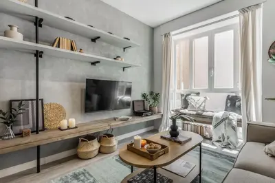 Zona de estar de Bwende - 2 bedrooms in Ríos Rosas