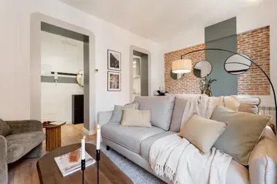 Zona de estar de Salkim - 2 bedrooms in Trafalgar