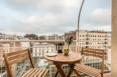 Un balcón o terraza de LORA - 2 bedroom apartment in Almagro