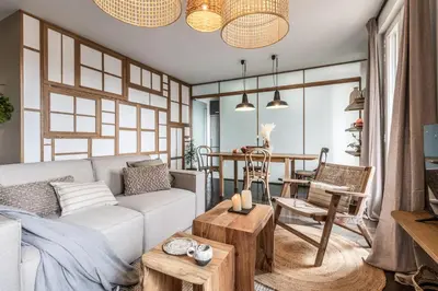 Zona de estar de LORA - 2 bedroom apartment in Almagro