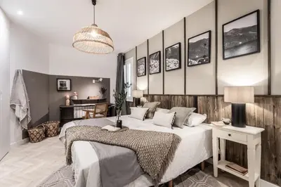 Cama o camas de una habitación en Utrera - 4 bedrooms in Trafalgar