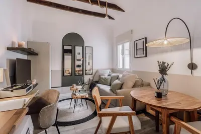 Zona de estar de Anaq - 1 bedroom in Vallehermoso