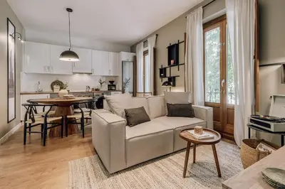 Zona de estar de Reed - 3 bedrooms in Chamberí