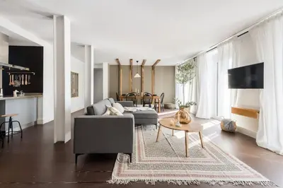 Zona de estar de Chianti - 2 bedrooms in Malasaña
